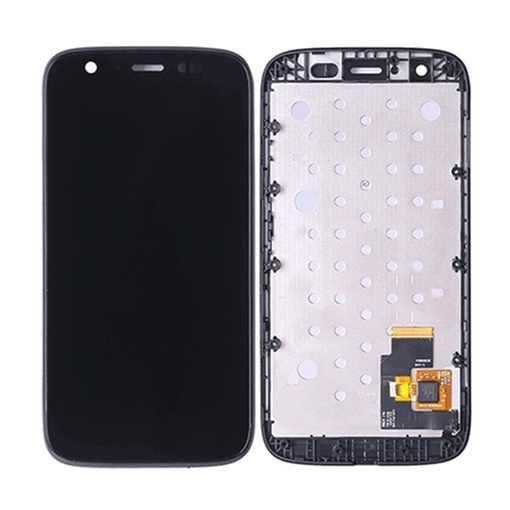 Picture of LCD Touch Screen with Bezel for Motorola Moto G XT1032 - Color: White