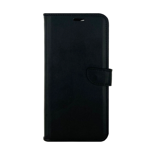 Picture of Book Case / Leather Book Case with Clip for Huawei P Smart - Color: Black
