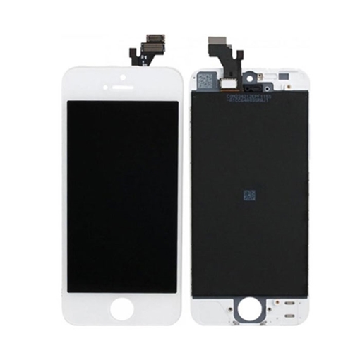Οθόνη LCD με Μηχανισμό Αφής για iPhone 5 - Χρώμα: Λευκό