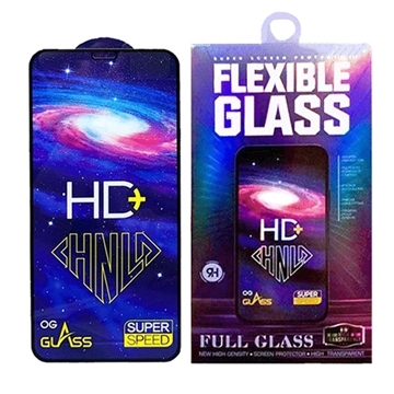 Picture of HD+ Full Face Tempered Glass Screen Protector for Huawei Nova Y70 - Color: Black