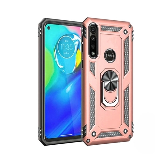 Picture of Motomo Tough Armor With Ring Case for Apple iPhone 11 Pro Max - Color: Rose Gold
