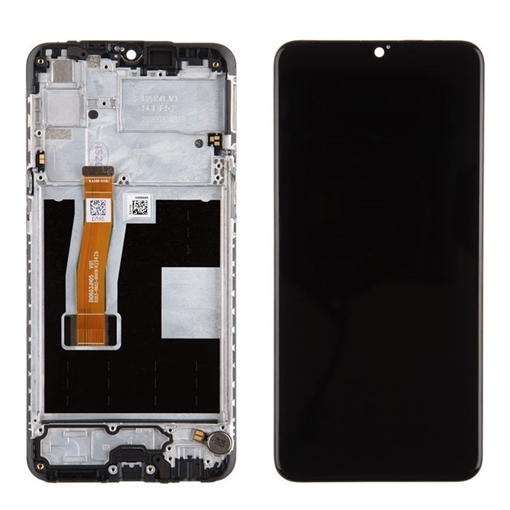 Picture of Original LCD Display With Touch Mechanism and Frame for Realme 5 pro (Service Pack) 4902777  - Color: Black