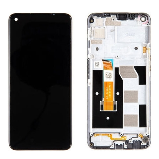 Picture of Original LCD Display With Touch Mechanism and Frame for Realme 6S (Service Pack) 4903760 - Color: Black