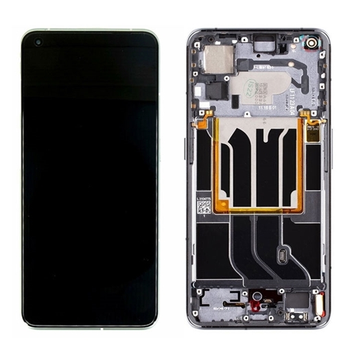 Picture of Original LCD Display With Touch Mechanism and Frame for Realme GT2 Pro (Service Pack) 4909405 - Color: Black