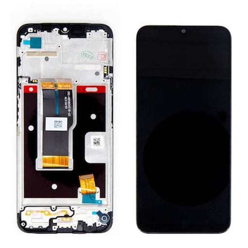 Picture of Original LCD Display With Touch Mechanism and Frame for Realme C31 (Service Pack) 4130168 - Color: Black