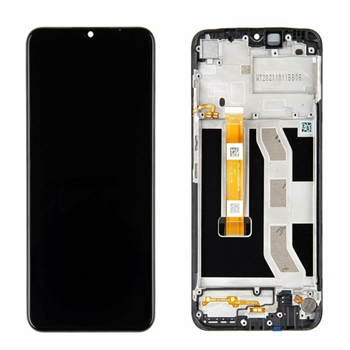 Picture of Original LCD Display With Touch Mechanism and Frame for Realme C25y (Service Pack) 4908854 - Color: Black