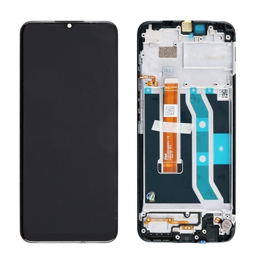 Picture of Original LCD Display With Touch Mechanism and Frame for Realme C11  (Service Pack) 4904573 - Color: Black
