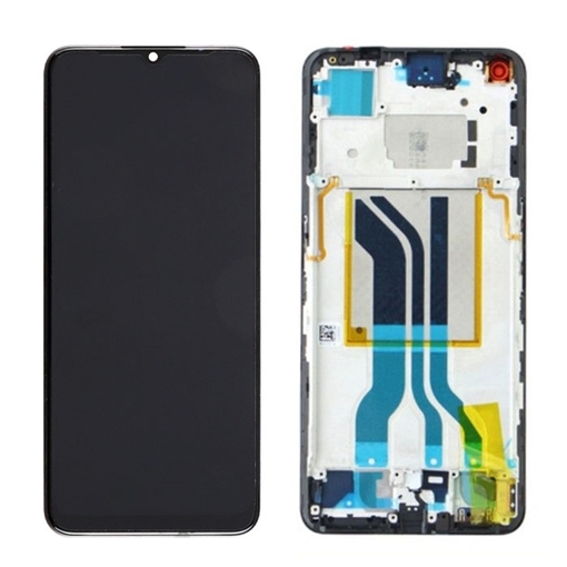 Picture of Original LCD Display With Touch Mechanism and Frame for Realme GT2 (Service Pack) 4909345 - Color: Black