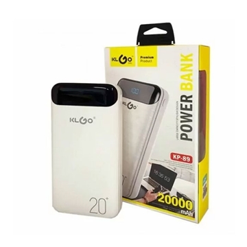 Picture of Power Bank KLGO KP-89 20000mAh With Port for USB-A - Color: White