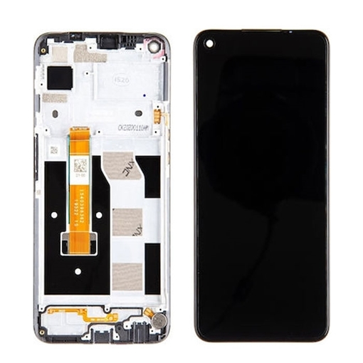 Picture of Original LCD Display With Touch Mechanism and Frame for Realme 6 (Service Pack) 4903633 - Color: Black