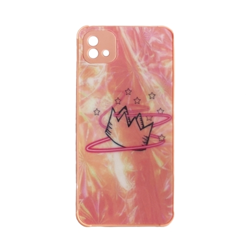 Picture of Silicone Back Case for Realme C11 2021 - Color: Light Pink With Crown