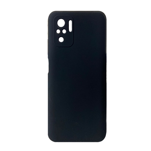 Θήκη Πλάτης Σιλικόνης Soft HQ για Xiaomi Redmi Note 10S - Χρώμα : Μαύρο