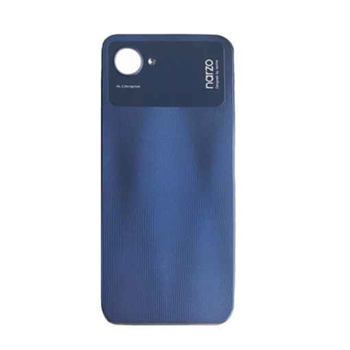 Picture of Original Back Battery Cover With Camera Glass for Realme Narzo 50i Prime 4712146 - Color: Dark Blue