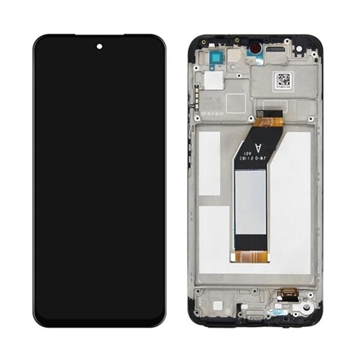 Γνήσια Οθόνη LCD με Μηχανισμό Αφής και Πλαίσιο για Xiaomi Redmi 10 (2022) 560001K19S00 - Χρώμα: Μαύρο