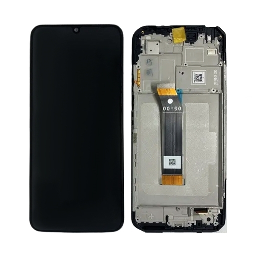 Γνήσια Οθόνη LCD με Μηχανισμό Αφής και Πλαίσιο για Xiaomi Poco M5 (4G) (2022) 560001L19C00 - Χρώμα: Μαύρο