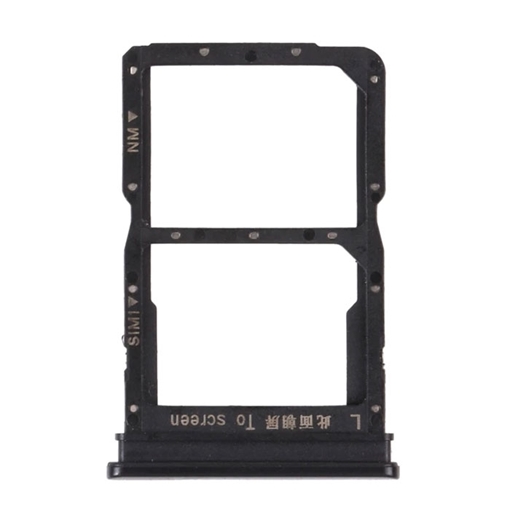 Υποδοχή Κάρτας SIM Tray για Huawei P Smart S / Y8P - Χρώμα: Μαύρο