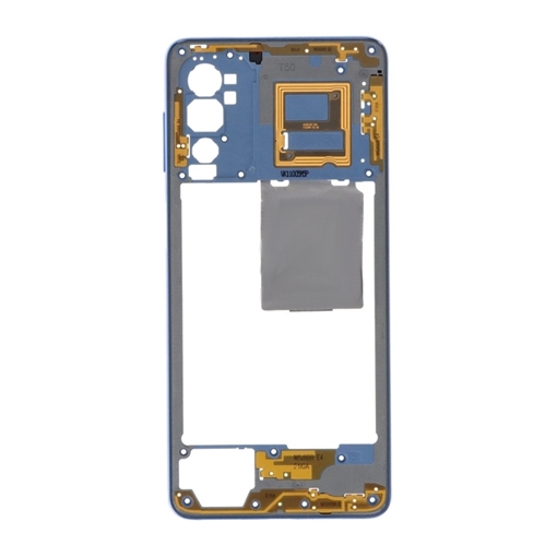 Μεσαίο Πλαίσιο με Καλωδιοταινία για Samsung M52 - Χρώμα: Μπλε