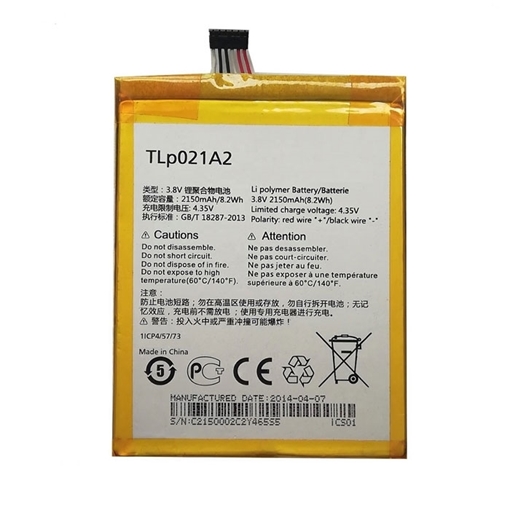 Picture of Battery TLP032B2 for Alcatel One Touch Tab 7 - 2150mAh Bulk