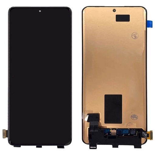 OEM Οθόνη LCD με Μηχανισμό Αφής για Xiaomi Redmi Note 12 Pro Plus - Χρώμα: Μαύρο