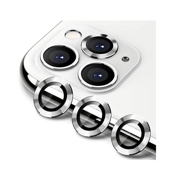 Εικόνα της Τζαμάκι Κάμερας με Πλαίσιο / Camera lens with Frame για Apple iPhone 11 Pro - Χρώμα: Λευκό