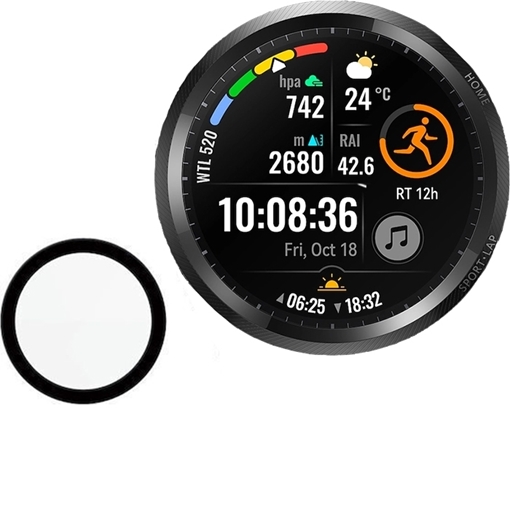 Τζαμάκι οθόνης Lens για Huawei GT RUNNER 46mm Smartwatch