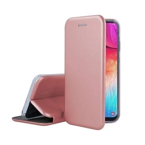 OEM Θήκη Βιβλίο Smart Magnet Elegance Book για Apple iPhone SE 2020 - Χρώμα: Χρυσό Ροζ