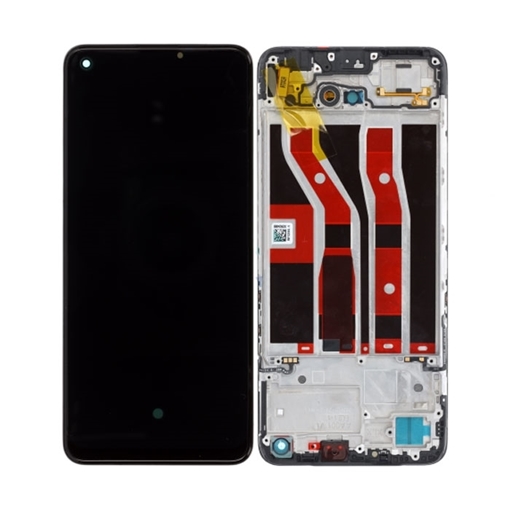 Picture of Original LCD with Touch for Oppo F19 / A74 Service pack ( 4907039 ) - Color: Black