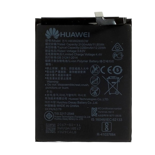 Γνήσια Μπαταρία Huawei HB386280ECW για Huawei P10 / Honor 9 3100mAh (Service Pack) 24022182/24022362/24022580