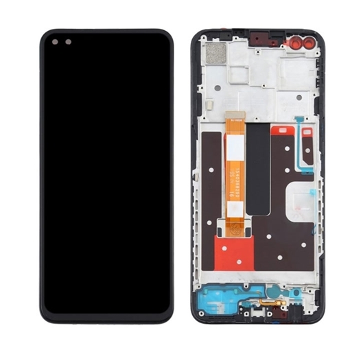 Picture of Original LCD with Touch for Oppo A92s / Reno4 Z 5G Service pack ( 4904261 ) - Color: Black