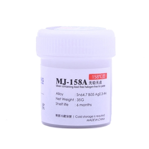 Picture of Mijing 158A (35g) Silver Containing  Medium Temperature  Tin Paste