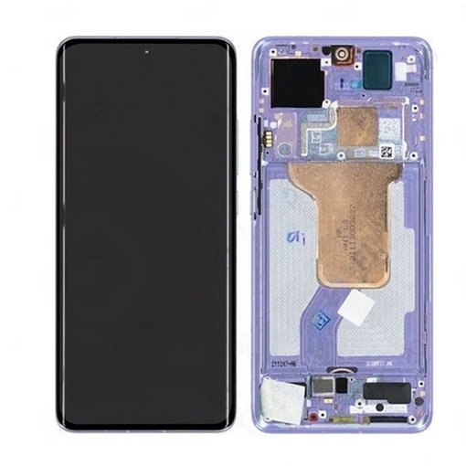 Γνήσια Οθόνη LCD με Μηχανισμό Αφής και Πλαίσιο για Xiaomi MI 12 ( Service Pack ) 56000500L300 - Χρώμα: Μοβ
