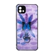 Picture of Silicone Back Case for Realme C11 2021 - Color: Purple with Butterfly
