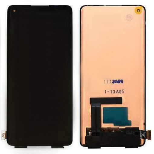 AMOLED Οθόνη LCD με Μηχανισμό Αφής για OnePlus 8  IN2013 / IN2017 / IN2010 / IN2019 - Χρώμα: Μαύρο
