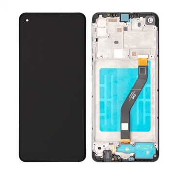 Picture of OLED LCD Display With Touch Mechanism and Frame for Samsung  Galaxy  A30S A307 -Color: Black