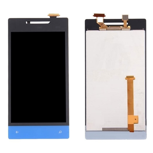 Οθόνη LCD με Μηχανισμό Αφής για HTC Windows Phone 8S - Χρώμα: Μπλε