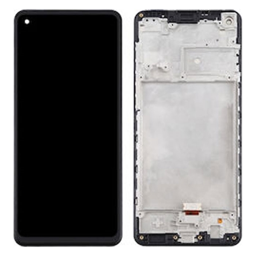 Incell Οθόνη LCD με Μηχανισμό Αφής και Πλαίσιο για Samsung Galaxy A21S A217- Χρώμα: Μαύρο