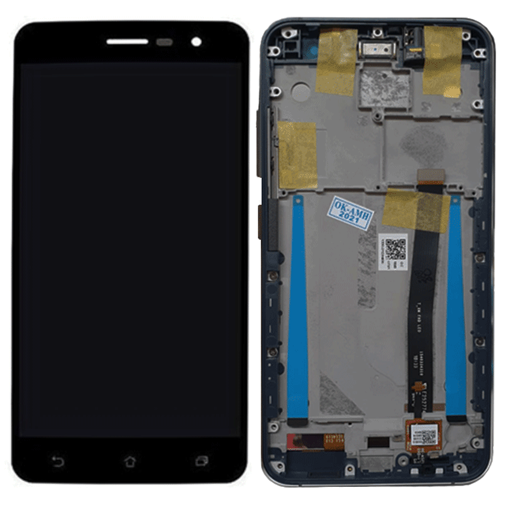Οθόνη LCD με Μηχανισμό Αφής και πλαίσιο για Asus Zenfone 3 ZE520KL - Χρώμα: Μαύρο