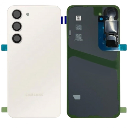 Γνήσιο Πίσω Καπάκι για Samsung SM-S911B Galaxy S23 5G GH82-30393B - Χρώμα: Cream