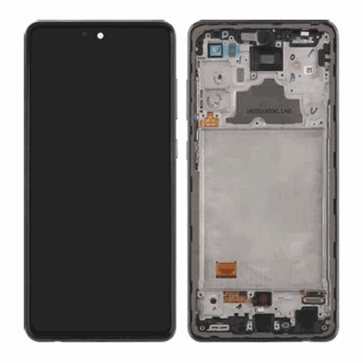 Picture of Incell LCD Display with Touch Mechanism and Bezel for Samsung Galaxy A72 A725/A726 - Color: Black