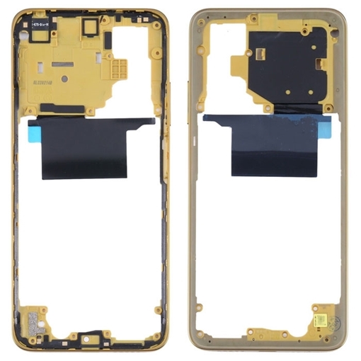 Picture of Middle Frame for Xiaomi POCO M4 PRO 4g-Color: Yellow