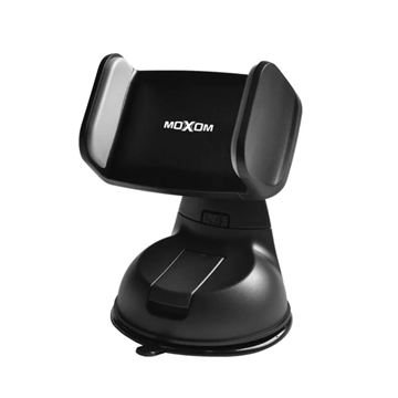 Εικόνα της Moxom MX-VS62 Βάση Κινητού Αυτοκινήτου με Ρυθμιζόμενα Άγκιστρα - Χρώμα: Μαύρο