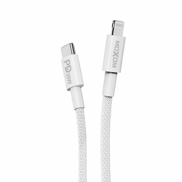 Picture of Moxom MX-CB136 Pioneer PD 30W Charging cable from Lightning to Type C 1m - Color: White