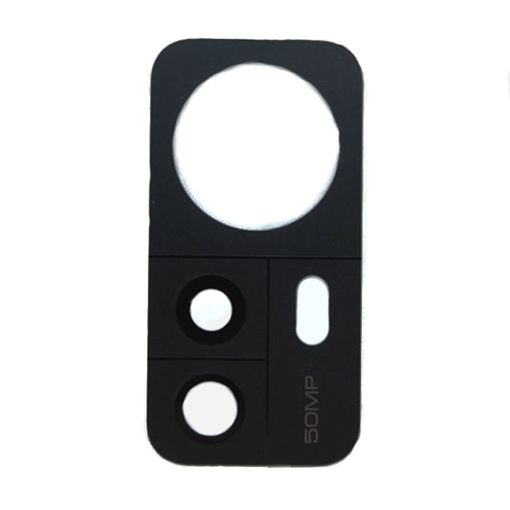 Picture of Camera Glass with Frame for XIAOMI MI 12 / MI 12X - Color: Black