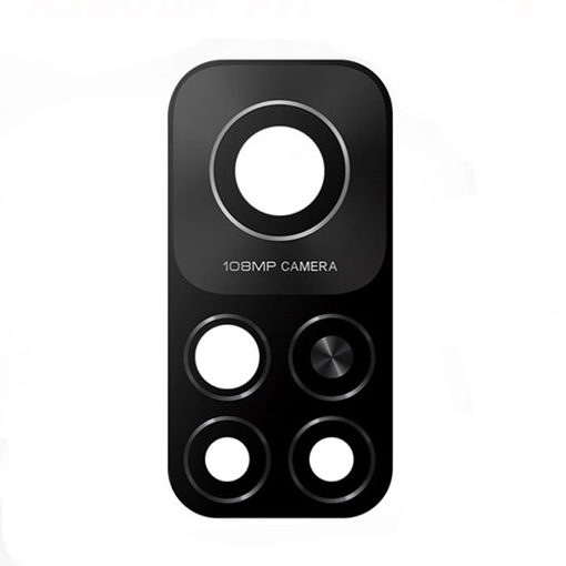 Τζαμάκι κάμερας (Camera Lens) για Xiaomi MI 10T PRO - Χρώμα: Μαύρο