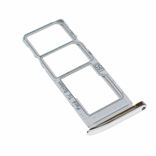 Υποδοχή κάρτας SIM Tray για Motorola G7/G7 Plus -  Χρώμα: Λευκό