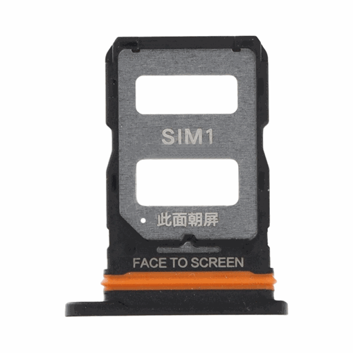 Υποδοχή κάρτας SIM Tray για XIAOMI 12 LITE 5G -  Χρώμα: Μαύρο