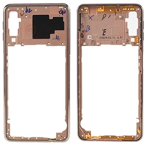 Γνήσιο Μεσαίο Πλαίσιο/Middle Frame για Samsung Galaxy A7 A750F 2018 GH98-43585C - Χρώμα: Χρυσό