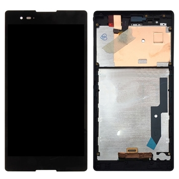 Εικόνα της Οθόνη LCD με Μηχανισμό Αφής και Πλαίσιο για Sony Xperia T2 Ultra (D5303) - Χρώμα: Μαύρο