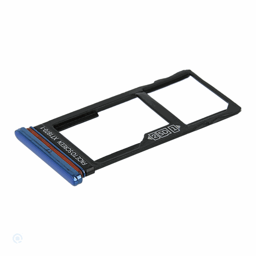 Υποδοχή κάρτας SIM Tray για Motorola ONE VISION/P50  -  Χρώμα: Μπλε