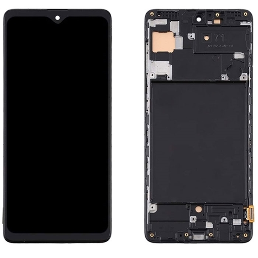 Incell Οθόνη LCD με Μηχανισμό Αφής και Πλαίσιο για Samsung Galaxy A71 A715F - Χρώμα: Μαύρο
